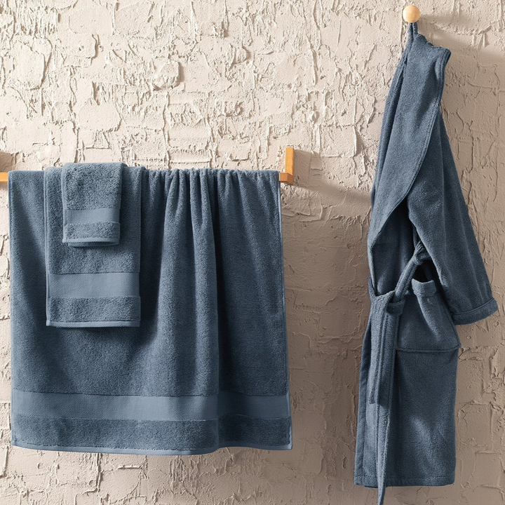 Classic Towel Essentials, 100% Cotton Jersey, Navy, 30x50 cm
