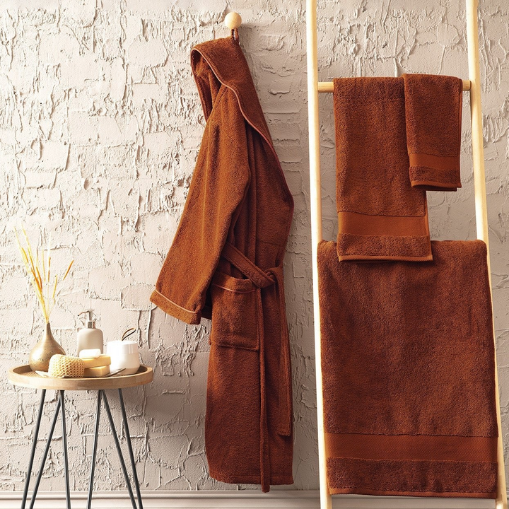 Classic Towel Essentials, 100% Cotton Jersey, Brick, 30x50 cm