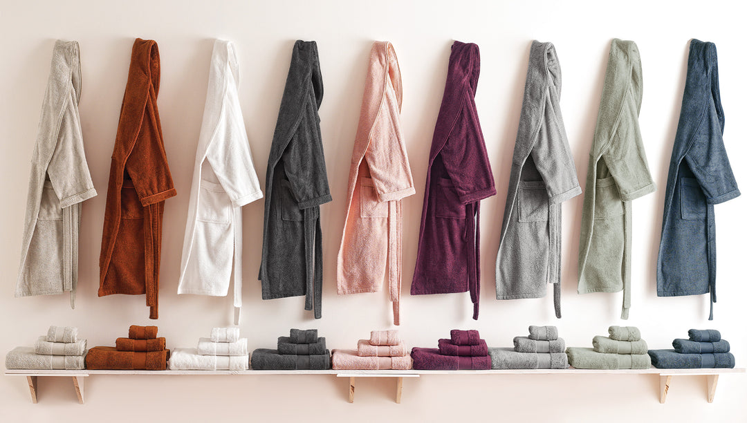 Classic Bathrobe Essentials, 100% Cotton Jersey, Pink, size L/XL