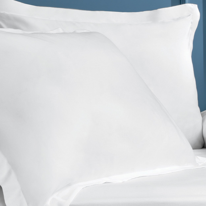 Shelly Maisy Pillowcase Set, Bamboo Sateen, White, 2 pcs, 50x70 cm