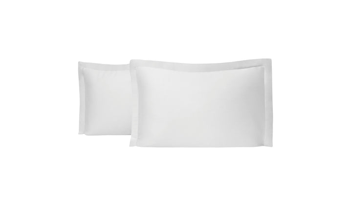 Shelly Maisy Pillowcase Set, Bamboo Sateen, White, 2 pcs, 50x70 cm