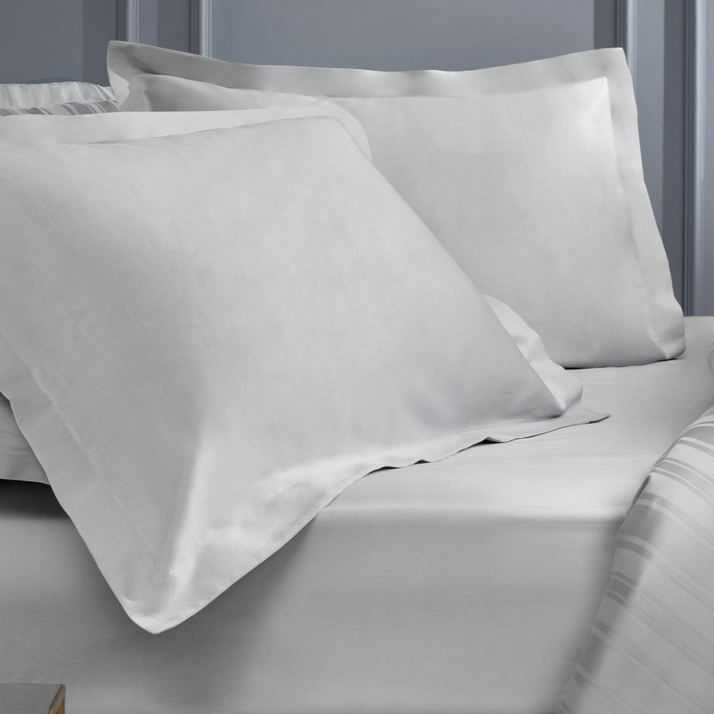 Shelly Maisy Pillowcase Set, Bamboo Sateen, Grey, 2 pcs, 50x70 cm