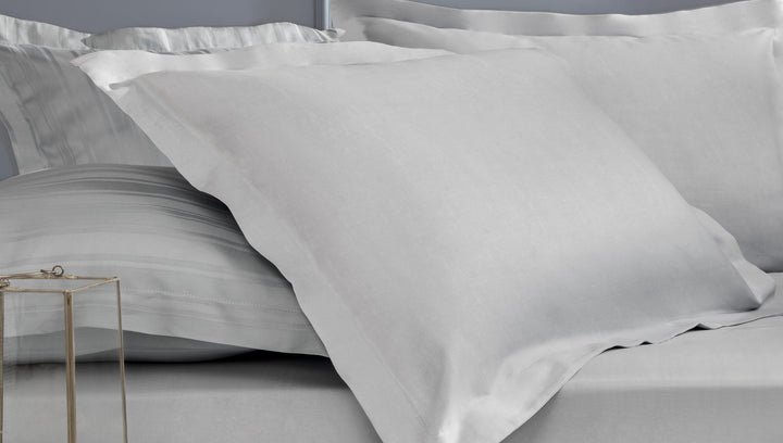 Shelly Maisy Pillowcase Set, Bamboo Sateen, Grey, 2 pcs, 50x70 cm