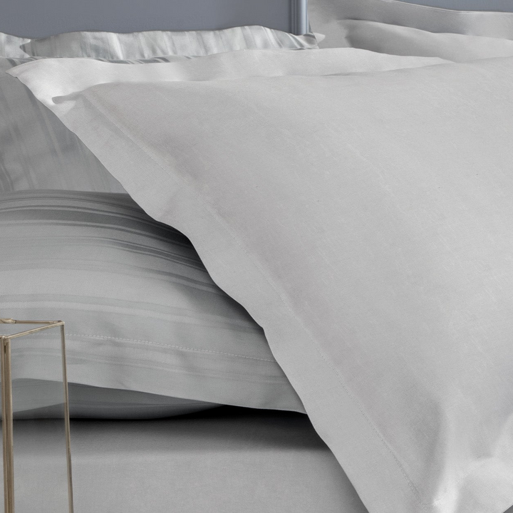 Shelly Maisy Pillowcase Set, Bamboo Sateen, Grey, 2 pcs, 50x70 cm