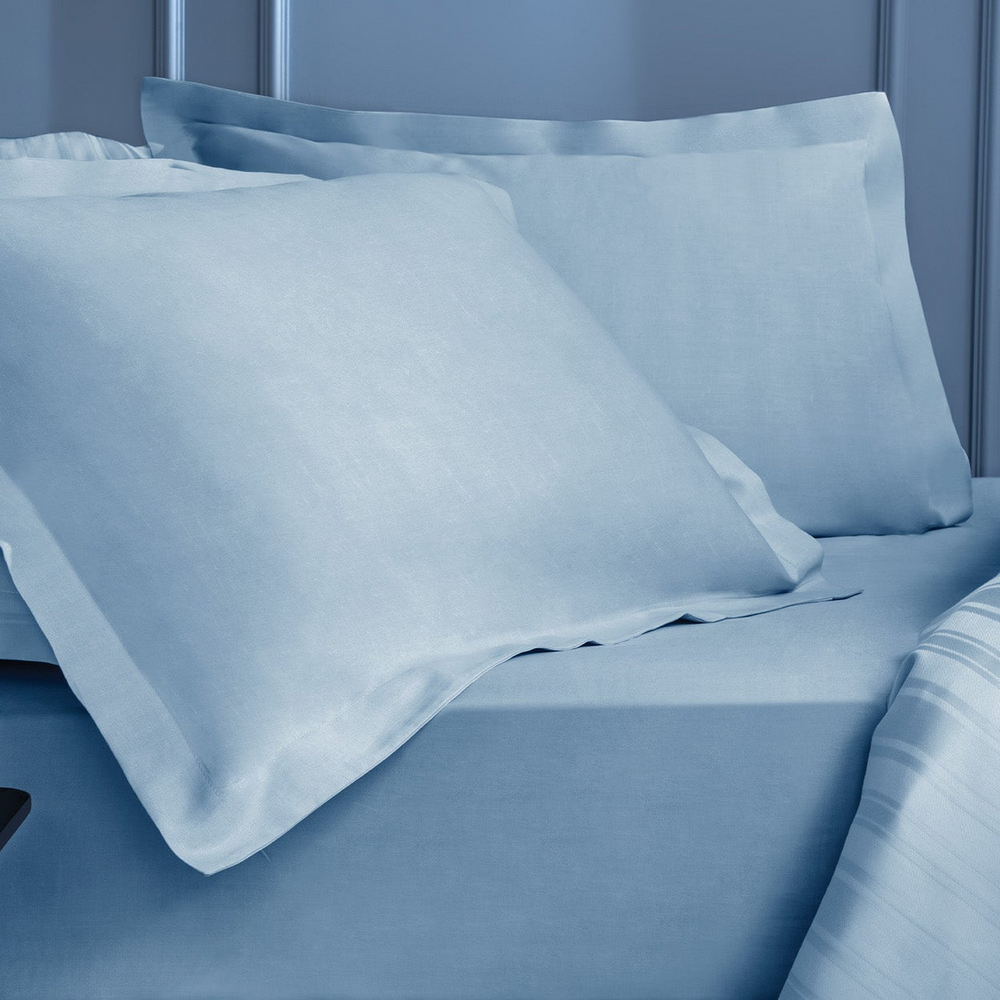 Shelly Maisy Pillowcase Set, Bamboo Sateen, Blue, 2 pcs, 50x70 cm