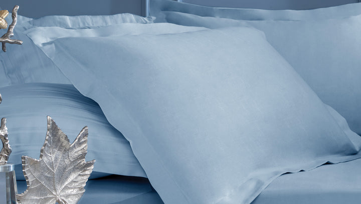 Shelly Maisy Pillowcase Set, Bamboo Sateen, Blue, 2 pcs, 50x70 cm