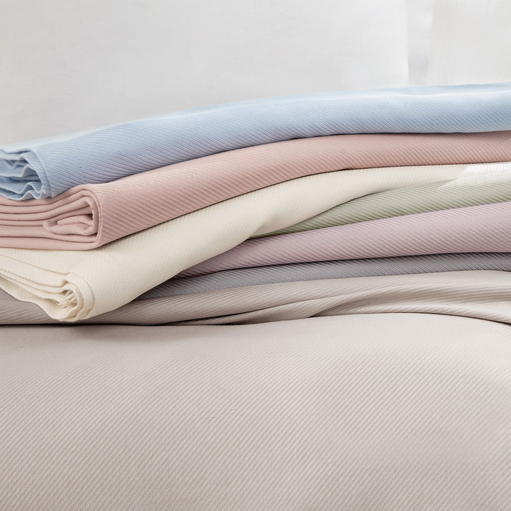 Bamboo Luxury Throw Blanket Anders, Powder Pink, 200x220 cm