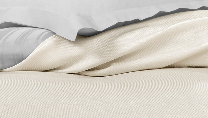 Bamboo Luxury Throw Blanket Anders, Cream, 200x220 cm