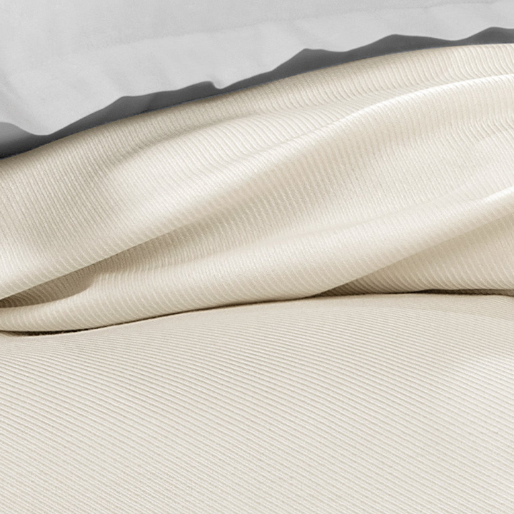 Bamboo Luxury Throw Blanket Anders, Cream, 200x220 cm