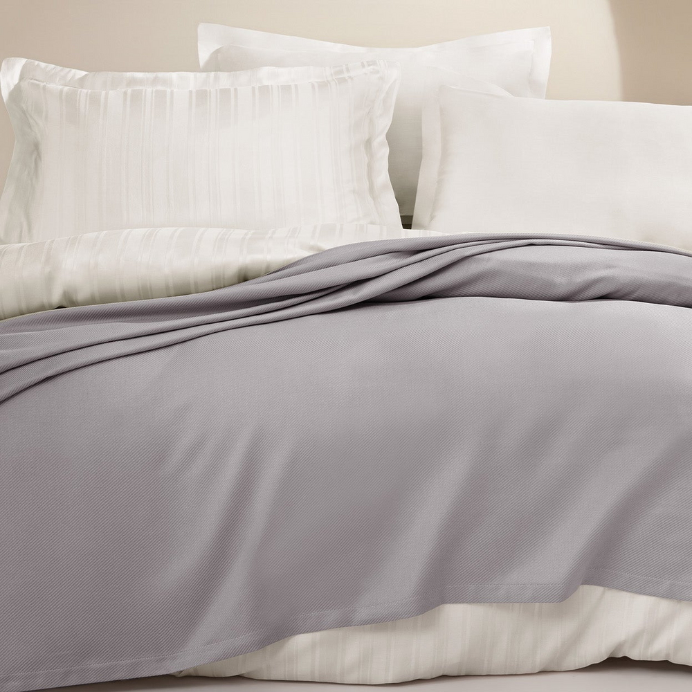 Bamboo Luxury Throw Blanket Anders, Grey, 160x220 cm