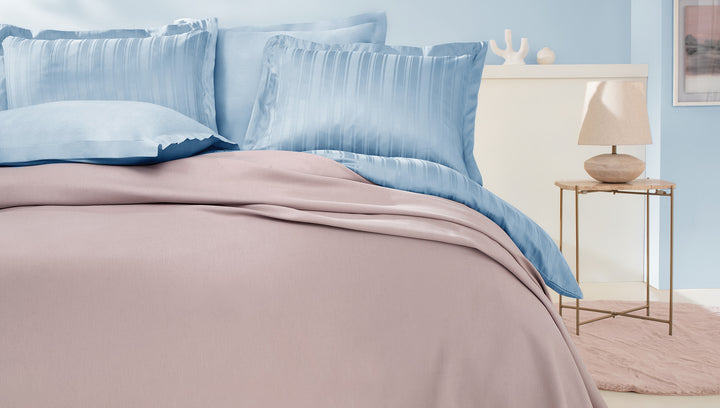 Bamboo Luxury Throw Blanket Anders, Pink, 200x220 cm