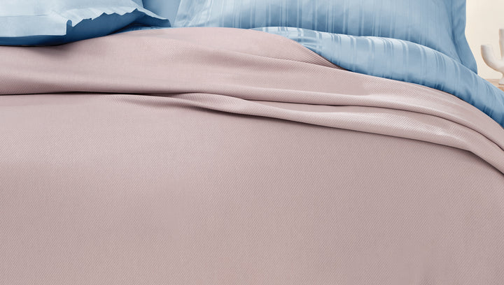 Bamboo Luxury Throw Blanket Anders, Pink, 200x220 cm