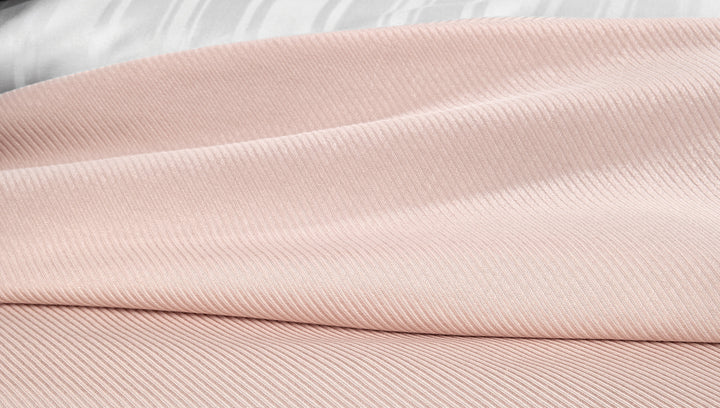 Bamboo Luxury Throw Blanket Anders, Powder Pink, 200x220 cm