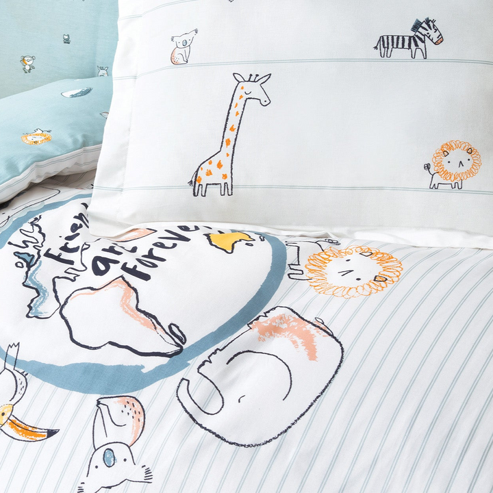 Friends Baby Sleep Set, 100% Cotton, 8 pieces set