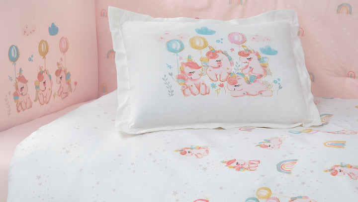 Unicorn Baby Sleep Set, 100% Cotton, 8 pieces set