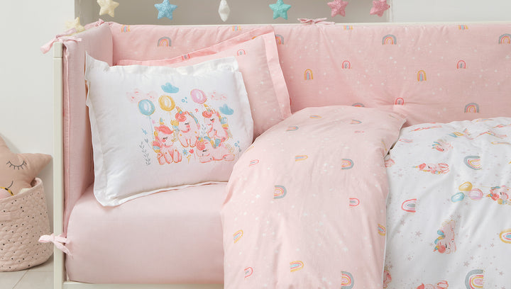 Unicorn Baby Sleep Set, 100% Cotton, 8 pieces set