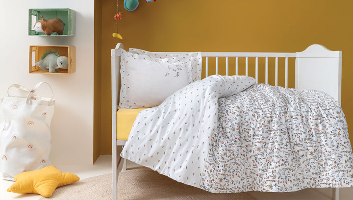 Baby Bedding Set Dorine, for Crib, 100% Renforcé Cotton, 100x150 cm