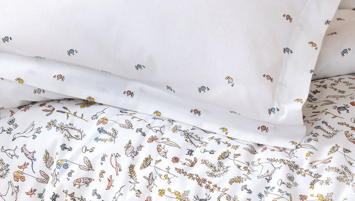 Baby Bedding Set Dorine, for Crib, 100% Renforcé Cotton, 100x150 cm