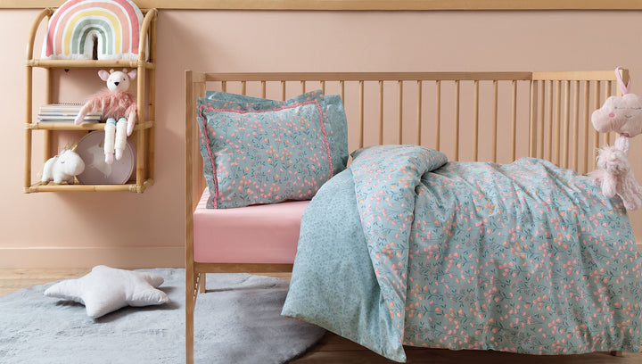 Baby Bedding Set Harpies, for Crib, 100% Renforcé Cotton, 100x150 cm
