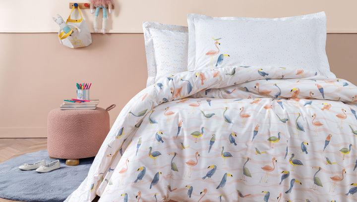 Kids' Bedding Set Nuala, 100% Renforcé Cotton, 160x220 cm
