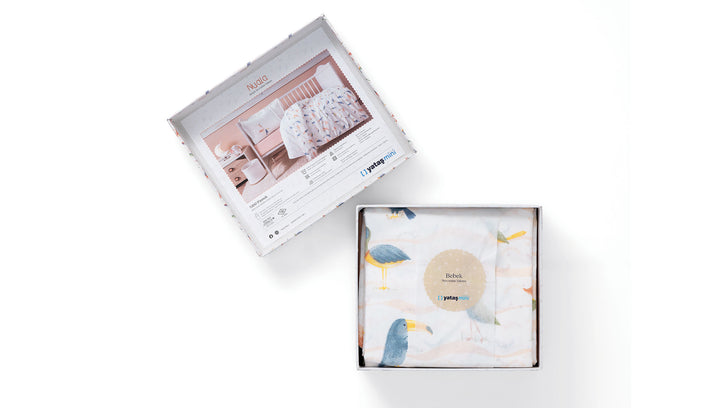 Baby Bedding Set Nuala, for Crib, 100% Renforcé Cotton, 100x150 cm