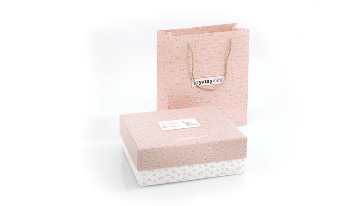 Baby Bedding Set Poovey, for Crib, 100% Renforcé Cotton, pink, 100x150 cm
