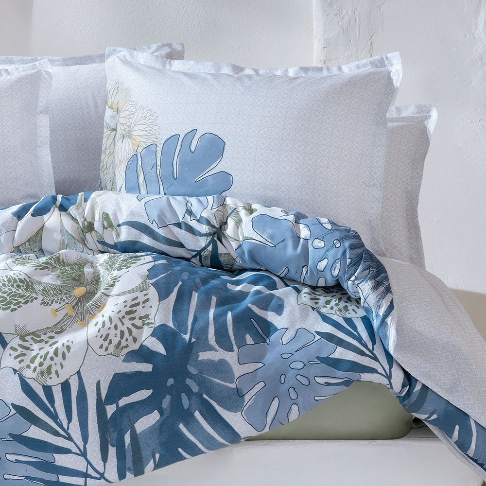 Cotton Sateen Duvet Cover Set Corinna, with Bed Sheet, 200x220 cm