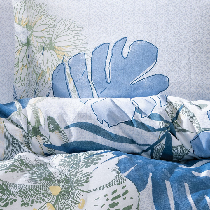 Cotton Sateen Duvet Cover Set Corinna, with Bed Sheet, 240x220 cm
