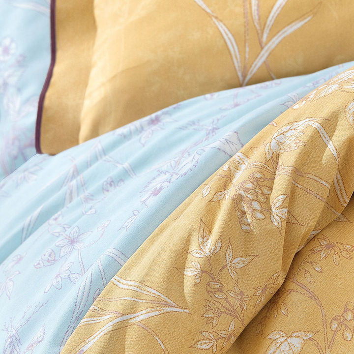 Renforcé Cotton Duvet Cover Set Menard, with Bed Sheet, 240x220 cm