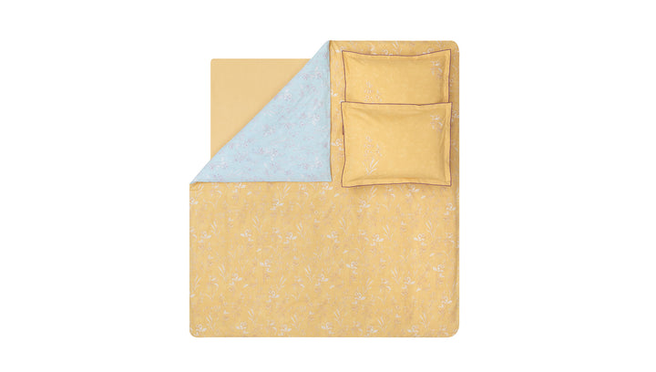 Renforcé Cotton Duvet Cover Set Menard, with Bed Sheet, 240x220 cm