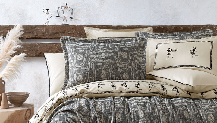 Bed Spread Set Pulido, 230x240 cm, 100% Cotton, duvet cover, bed sheet, pillowcovers