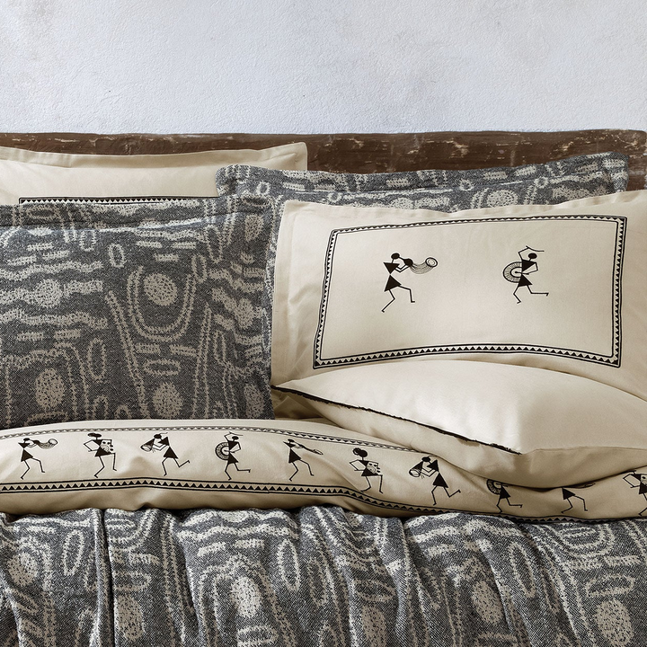 Bed Spread Set Pulido, 230x240 cm, 100% Cotton, duvet cover, bed sheet, pillowcovers