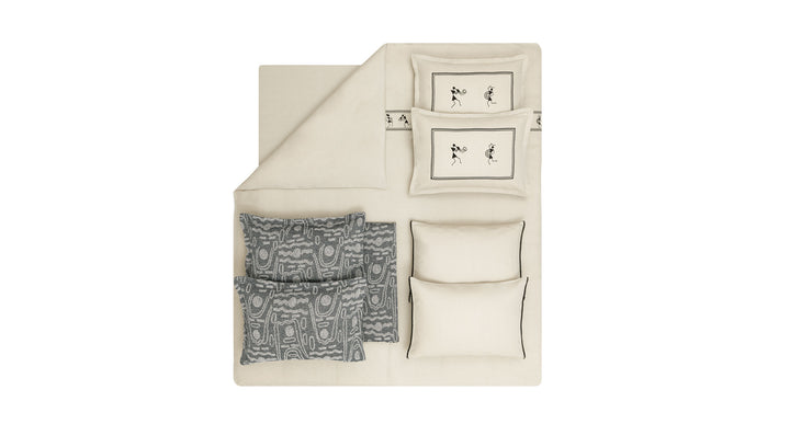 Bed Spread Set Pulido, 230x240 cm, 100% Cotton, duvet cover, bed sheet, pillowcovers