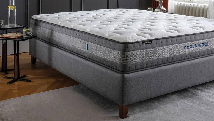 Cool & Wool Mattress, Medium Firm, Pocket Spring, Double-Sided/Thermoregulatory, 160x200 cm