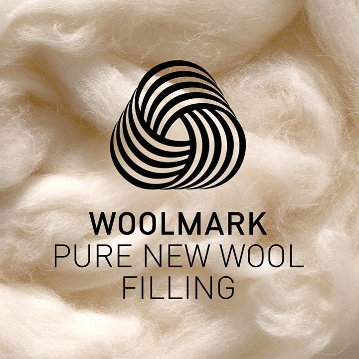 Vilnawashed Pillow, Wool Filling, 1000 g, 50x70 cm