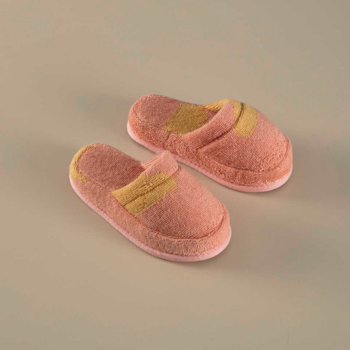 Organic Kids Slippers Alpaka, 100% Organic Cotton, age 6-8