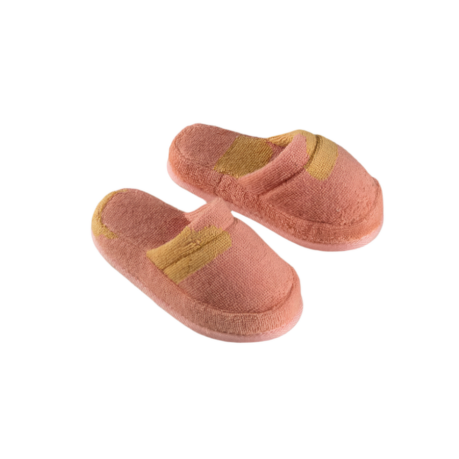 Organic Kids Slippers Alpaka, 100% Organic Cotton, age 6-8