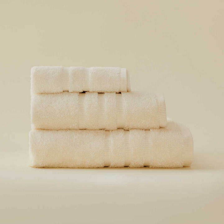 Cotton Towel Micro Touch, 100% Premium Cotton, Cream, 30x50 cm