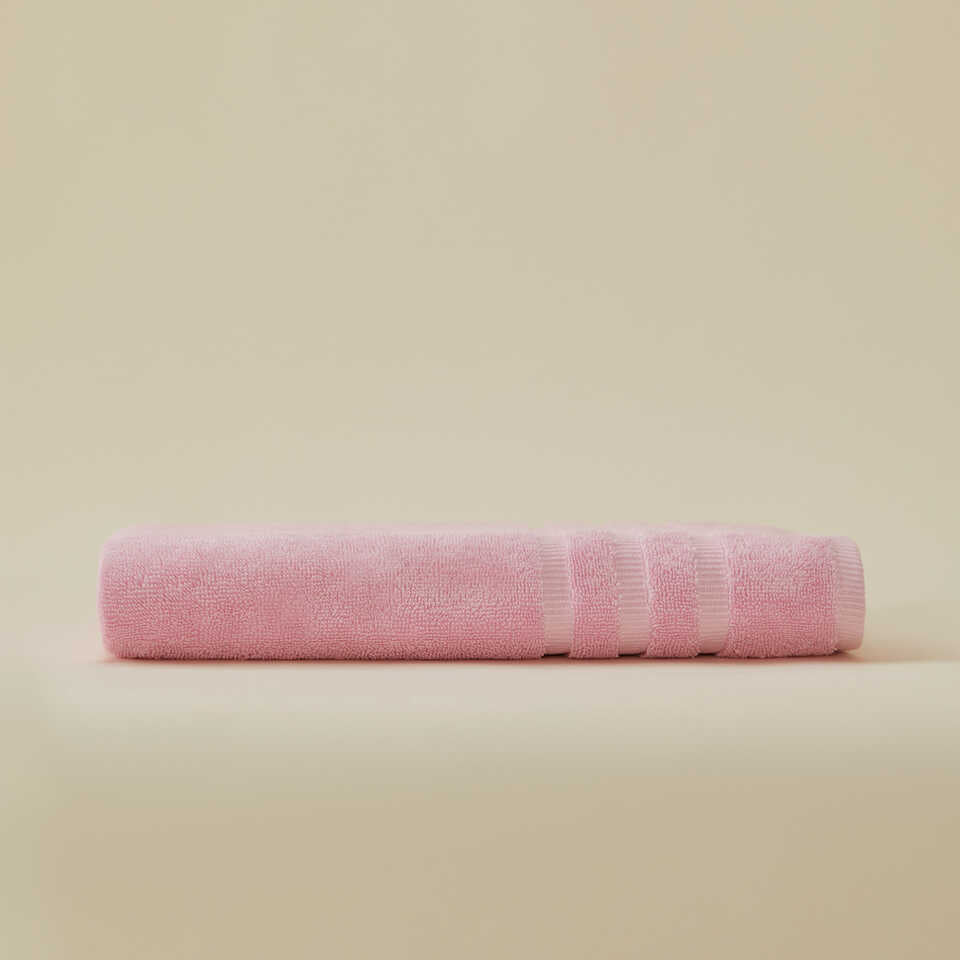 Cotton Towel Micro Touch, 100% Premium Cotton, Pink, 30x50 cm