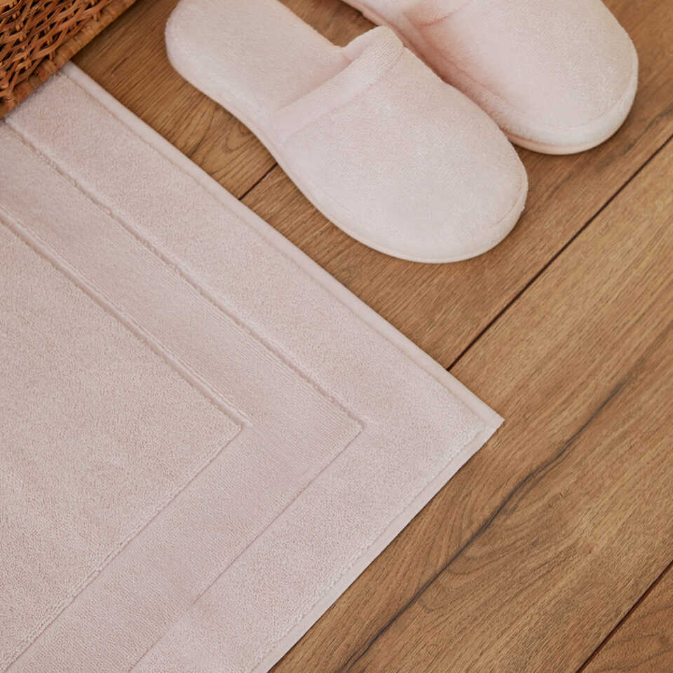 Premium Cotton Bath Mat Fresh, powder pink, 50x80 cm