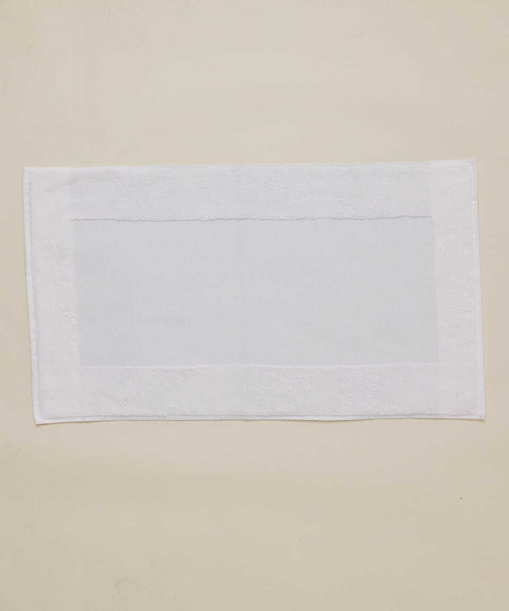 Linen Blend Bath Mat Kilyos, Blue, 50x85 cm