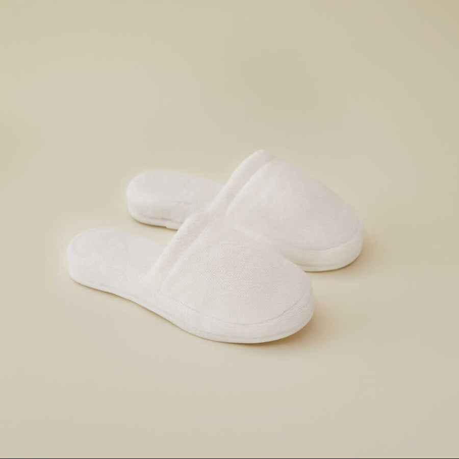 Premium Cotton Slippers Fresh, white, size 42
