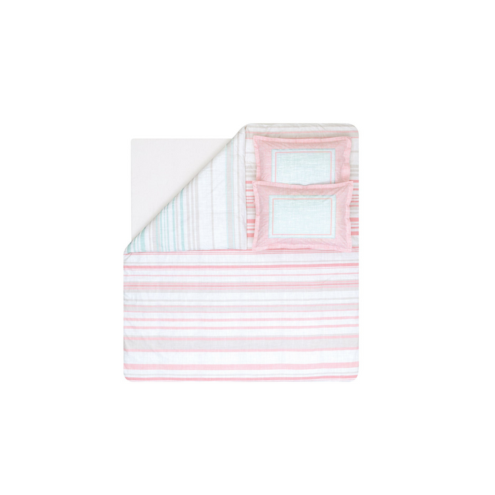 Renforcé Cotton Duvet Cover Set Ronit, with Bed Sheet, 160x220 cm