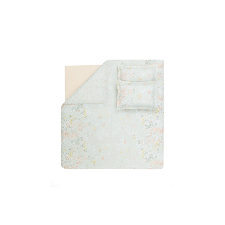 Renforcé Cotton Duvet Cover Set Merri, with Bed Sheet, 160x220 cm