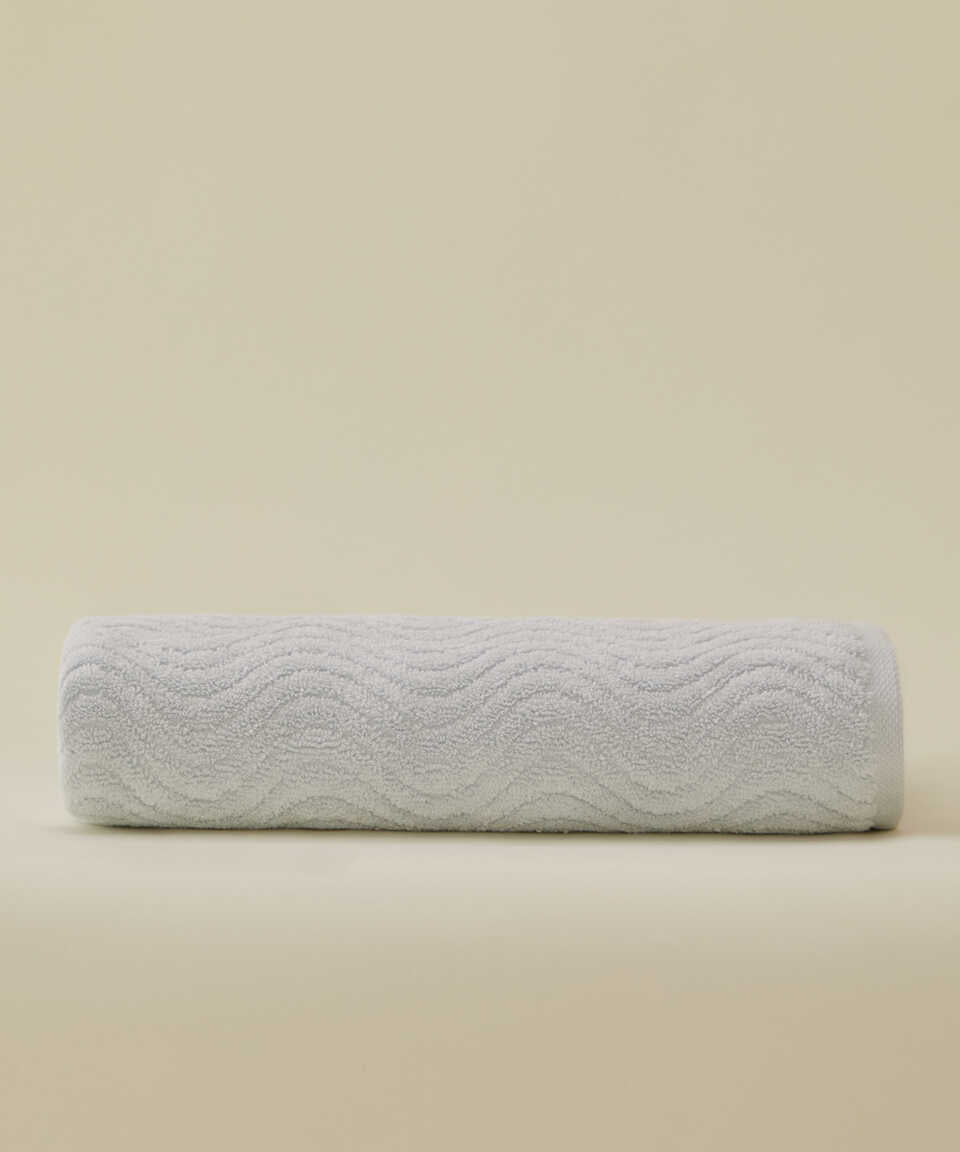 Towel Organic, 100% Organic Cotton, blue, 30x50 cm