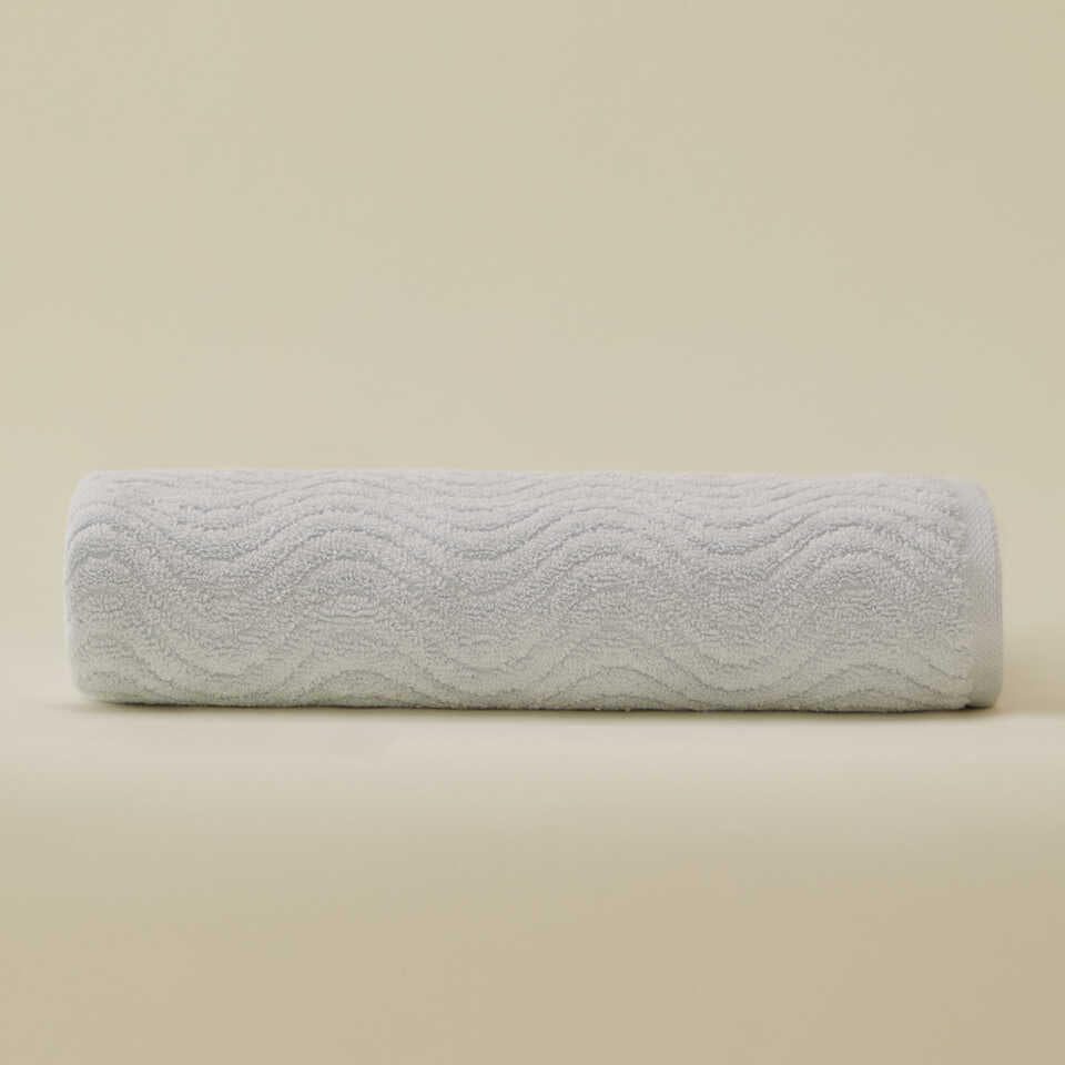 Towel Organic, 100% Organic Cotton, blue, 76x152 cm