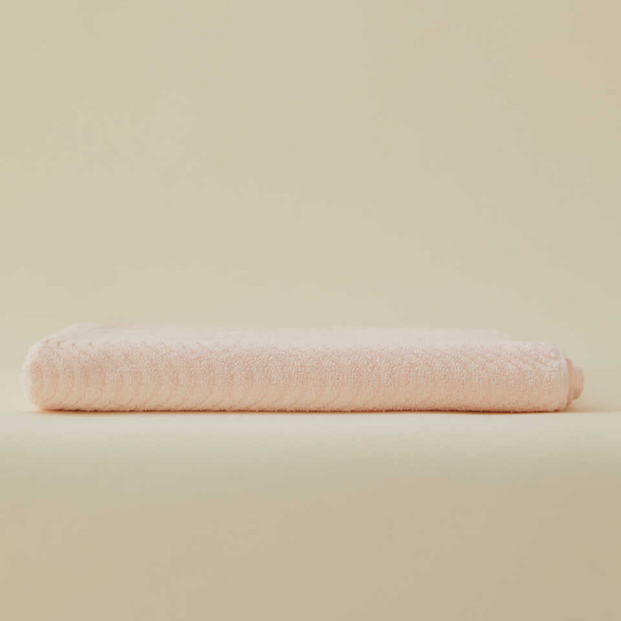 Towel Organic, 100% Organic Cotton, powder pink, 30x50 cm