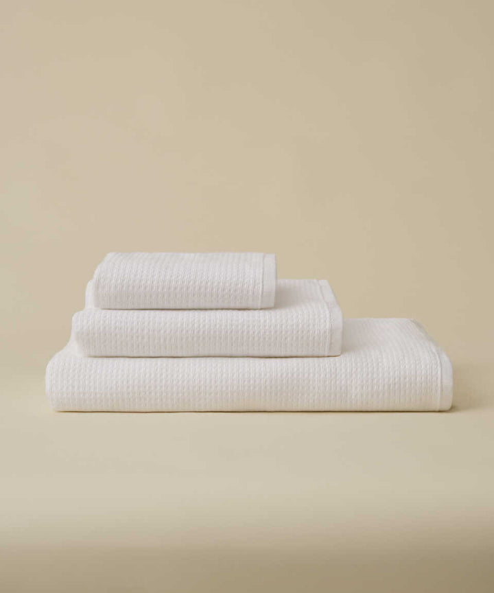 Sultan Collection Waffle Towel, 100% Turkish Cotton, 50x100 cm
