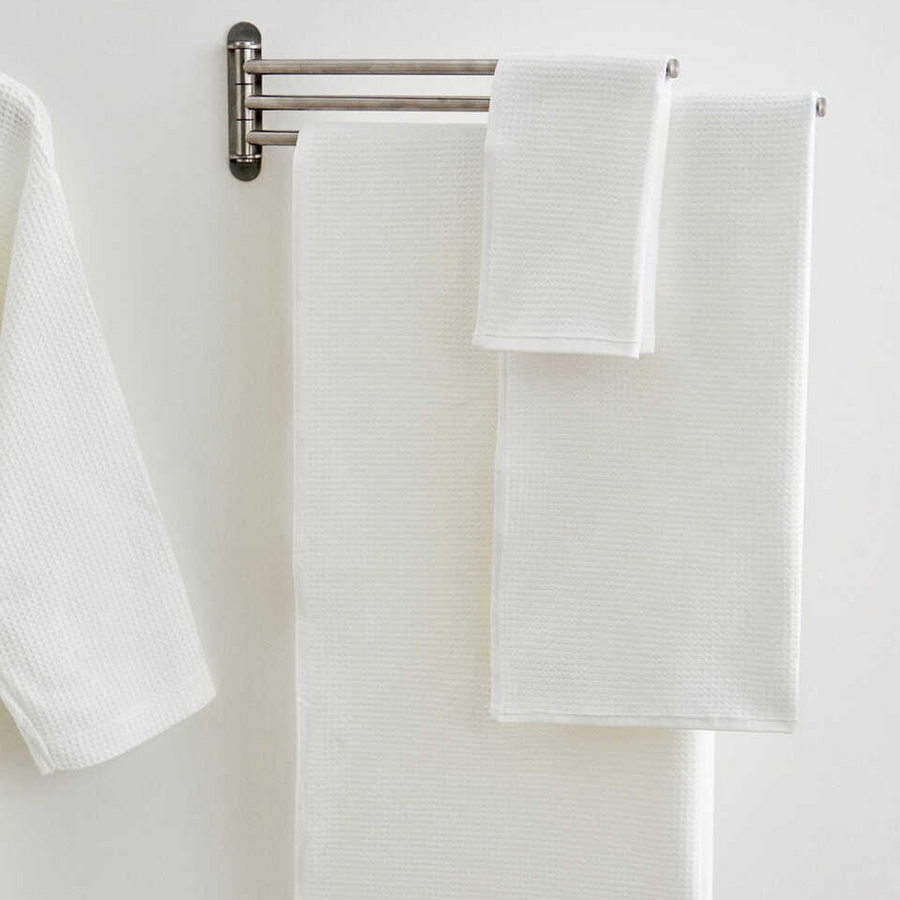 Sultan Collection Waffle Towel, 100% Turkish Cotton, 50x100 cm