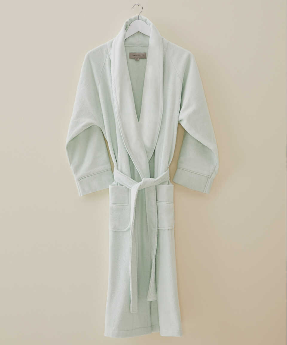 Premium Cotton Bathrobe Fresh, mint, size L